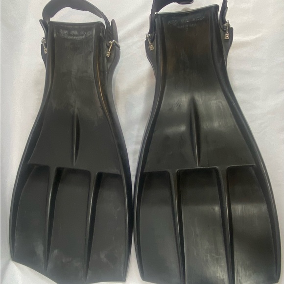 Aqua Lung Rocket Fins US Divers Navy SEAL Military Black Swim Fins UDT ONE SIZE - Picture 8 of 10